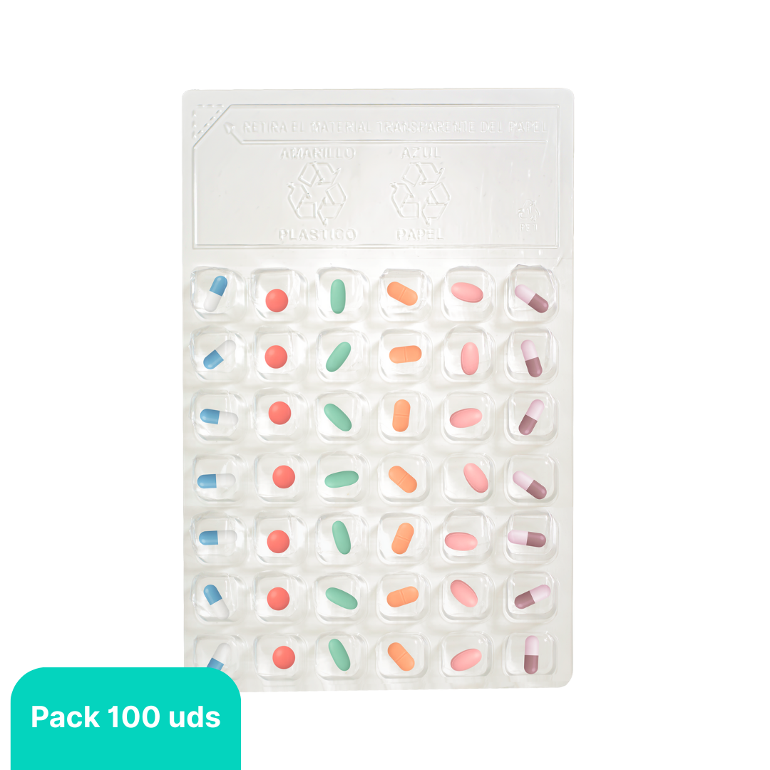 Blister pastillero SPD – Pack 100 uds.